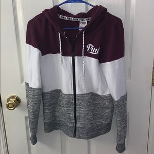 PINK Zip Up Hoodie